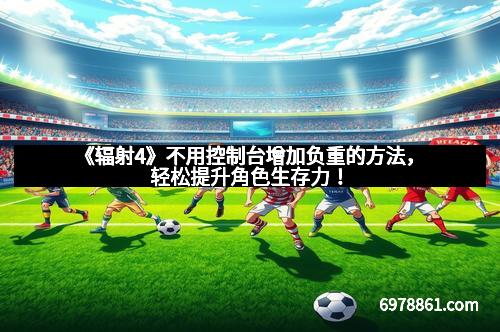 《辐射4》不用控制台增加负重的方法，轻松提升角色生存力！